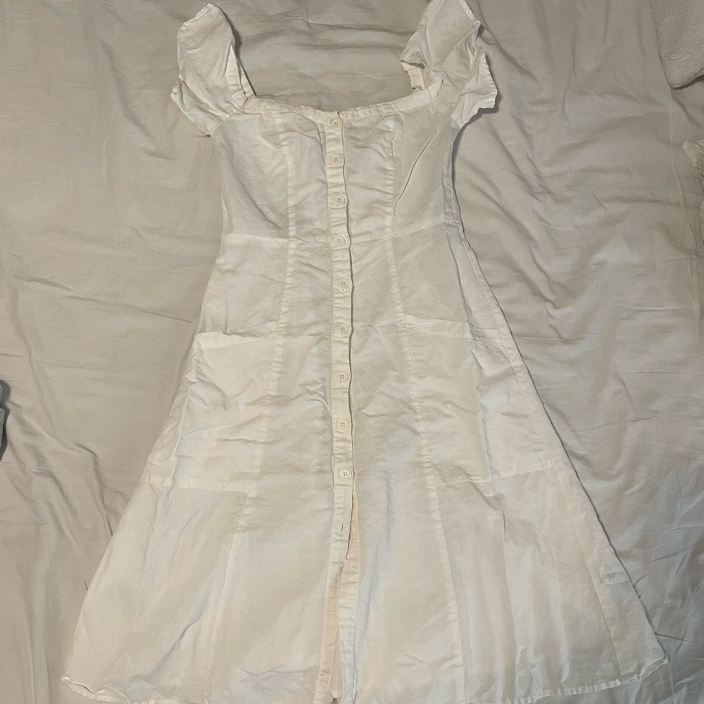 Midi White dress
